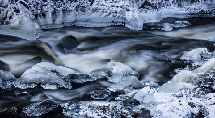 лед, река, шуга, лед на реке