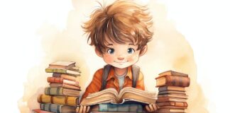 книги, школьник, ученик, ребенок