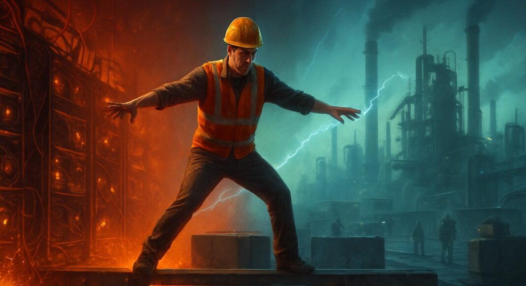 Майнинг и промышленность. Изображение нейросети Майнинг и промышленность. Изображение нейросети