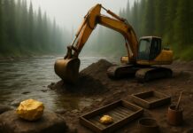 «Суперлицензии» повысят эффективность добычи золота — Руслан Шавыркин Золотодобыча. Изображение нейросети