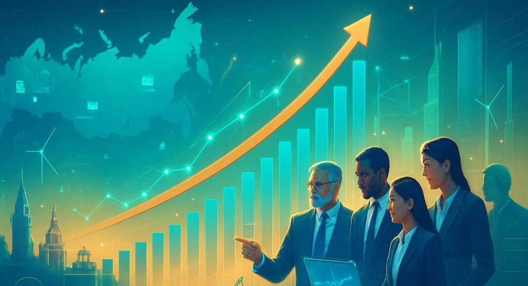 Экономика. Инвестиции. Развитие. Изображение сгенерировано нейросетью