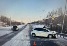 Женщина-водитель пострадала в ДТП в Абакане Фото Госавтоинспекции