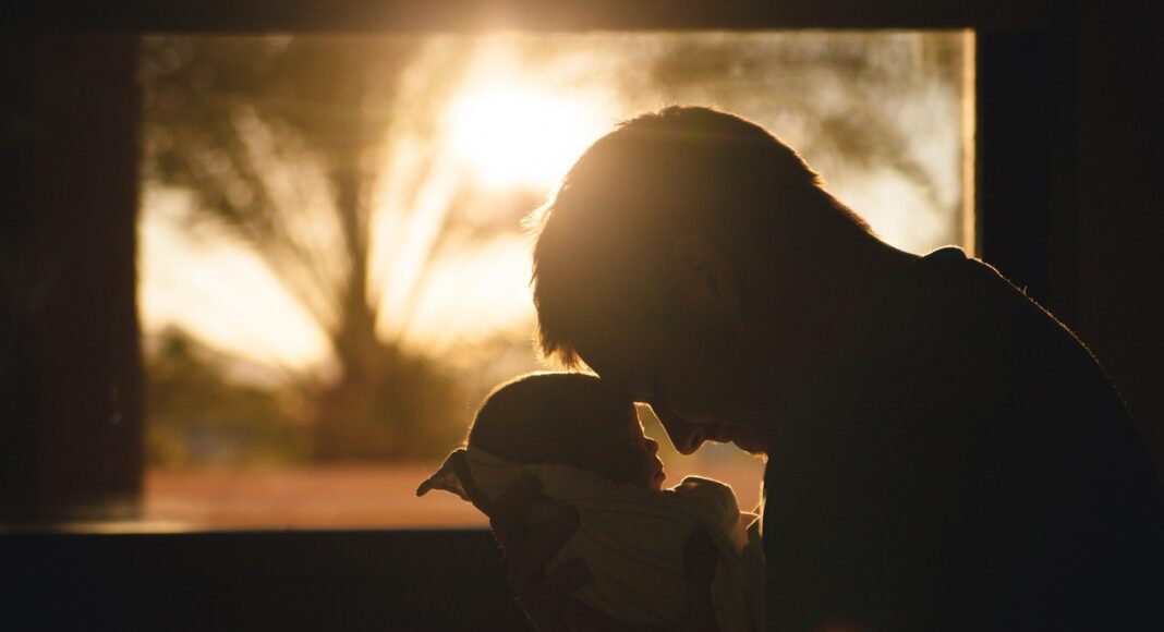 отец, папа, дети, ребенок