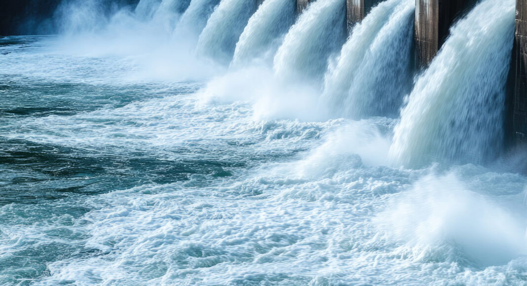 ГЭС, поток, вода