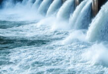 ГЭС, поток, вода