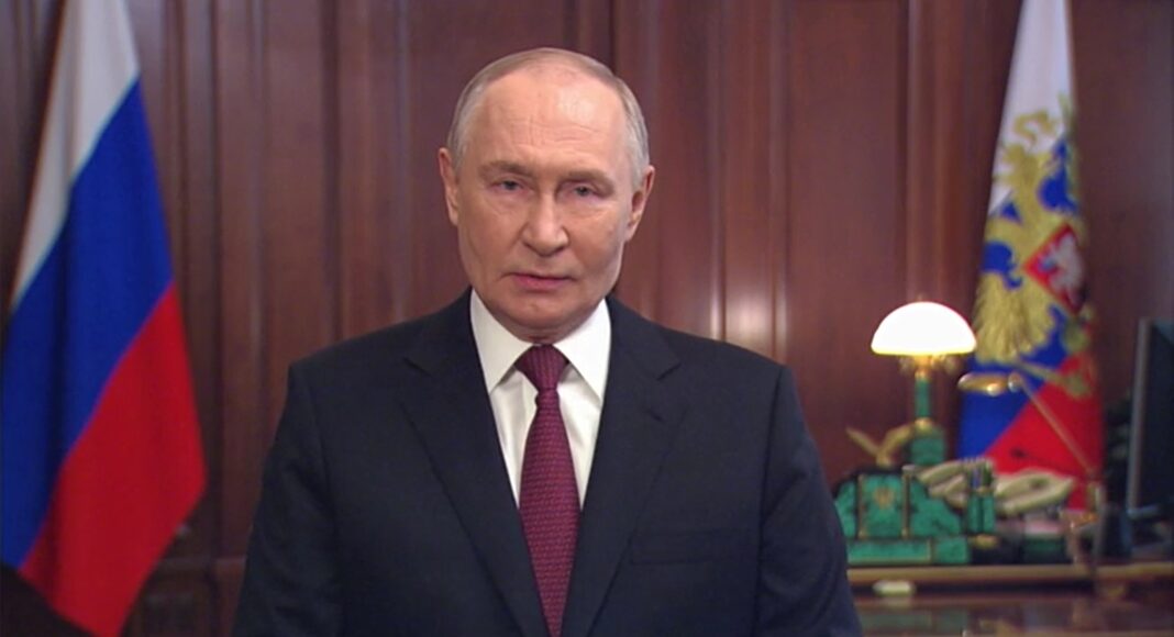 В.В. Путин. Кадр съемки пресс-службы Кремля