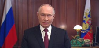 В.В. Путин. Кадр съемки пресс-службы Кремля