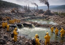 Редкоземельные металлы. Изображение нейросети