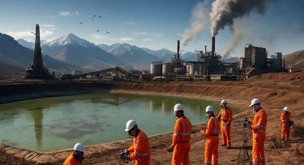 Редкоземельные металлы. Изображение нейросети