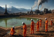 Редкоземельные металлы. Изображение нейросети