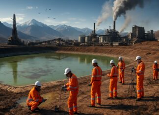 Редкоземельные металлы. Изображение нейросети