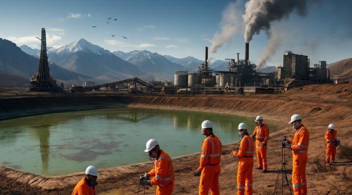 Редкоземельные металлы. Изображение нейросети