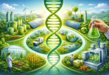 Дмитрий Тортев о потенциале биоэкономики для решения задачи развития Хакасии Биоэкономика. Изображение нейросети