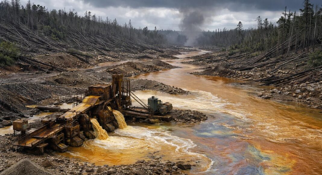 Добыча золота. Изображение нейросети Добыча золота. Изображение нейросети