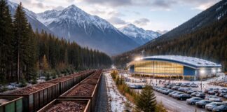 Руда и ледовая арена. Изображение нейросети