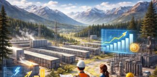 Майнинг в Хакасии. Изображение нейросети