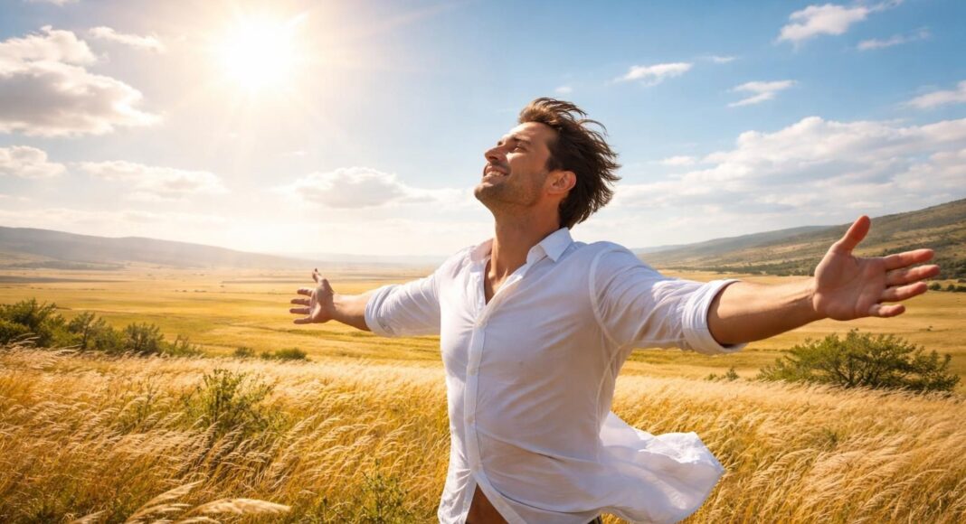 Поле. Свежий ветер. Новые лица. Изображение нейросети