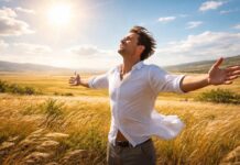 Поле. Свежий ветер. Новые лица. Изображение нейросети