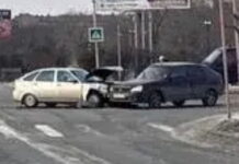 Пассажир пострадал в ДТП в Черногорске Фото Госавтоинспекции