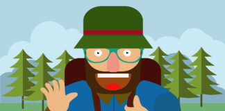 Турист, поход