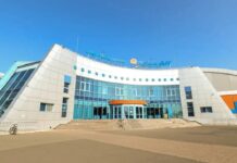 Глава Хакасии направил в Минспорт РФ заявку для получения субсидии на капремонт спортобъектов Абакана Спорткомплекс «Абакан». Фото из телеграм-канала правительства РХ