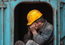 Уставший рабочий