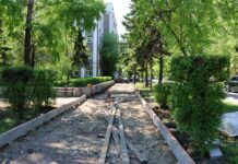 В Абакане меняют тротуары Фото: Абакан.рф