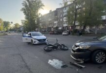 В Абакане подростки на питбайке попали в ДТП Фото Госавтоинспекции