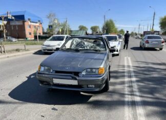 В Абакане бесправник сбил ребенка на велосипеде Фото Госавтоинспекции