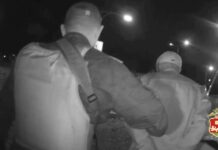 В Абакане задержали мужчину, демонстрировавшего пистолет в алкомаркете Кадр съемки МВД