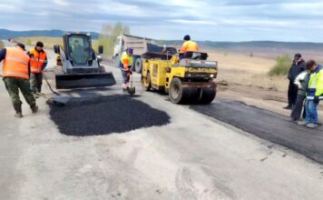 Орджоникидзевское ДРСУ начало работы на автодороге Копьёво — Сарала
