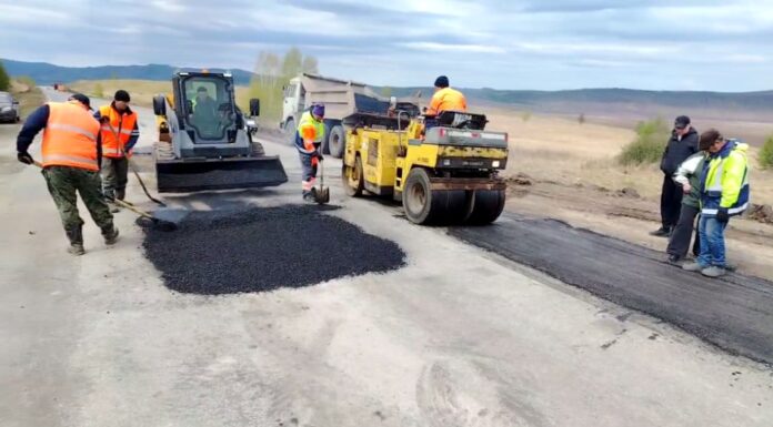 Орджоникидзевское ДРСУ начало работы на автодороге Копьёво — Сарала