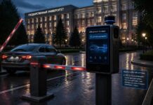 Шлагбаум. Изображение ИИ
