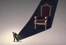 Готов ли Александр Штыгашев выйти из-за тени, величины и авторитета своего деда Тень власти. Изображение нейросети
