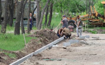 В Абакане началось благоустройство в парке «Комсомольский» Фото: Абакан.рф