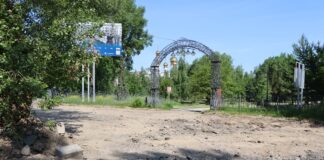 В Преображенском парке в Абакане благоустраивают входную зону и центральную территорию Фото: Абакан.рф