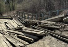 Прокуратура Саяногорска потребовала восстановить обрушившийся мост Фото из телеграм-канала прокуратуры РХ