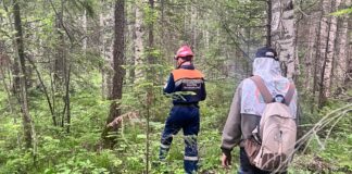 Минусинские спасатели эвакуировали четырех человек, застрявших в лесу Фото со страницы КГКУ «Спасатель»