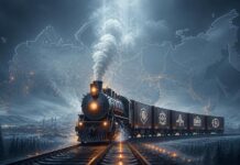 Паровоз. Изображение нейросети
