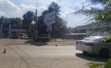 Пешеход попал под машину в Саяногорске Фото Госавтоинспекции