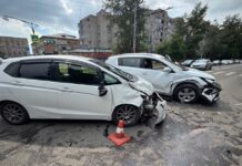 В ДТП в Абакане пострадали два человека Фото Госавтоинспекции
