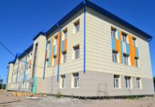Готовность строящейся в Черногорске детской поликлинике составляет более 50% Фото из телеграм-канала Минстроя РХ