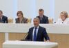 Ставка на ИИ и влияние Сбера: развитие или риск монополии? Герман Греф в Совете Федерации. Кадр съемки СФ