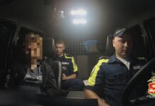Два экипажа ГАИ потребовалось для поимки пьяной женщины за рулем в Ширинском районе Кадр съемки МВД