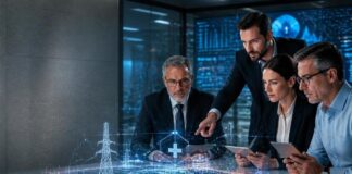 Технократы. Управленцы. Изображение нейросети