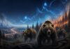 Медвежий фактор. Система раннего предупреждения по СФО за 17–23 августа 2026 Аналитика. Медведи. Пожары. Изображение нейросети