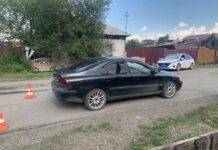 12-летняя девочка попала под машину в Абакане Фото Госавтоинспекции