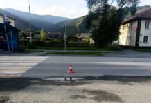 В Абазе на пешеходном переходе сбили женщину Фото Госавтоинспекции