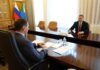 Главы Хакасии и Хабаровского края обсудили перспективы сотрудничества регионов Фото из телеграм-канала Дмитрия Демешина