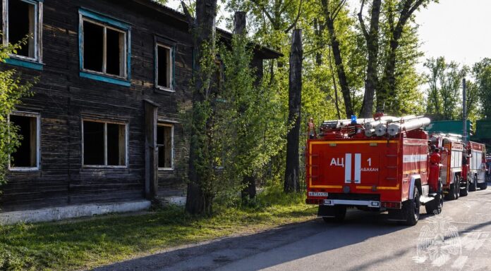 Два пожара произошло в Хакасии за сутки Фото МЧС